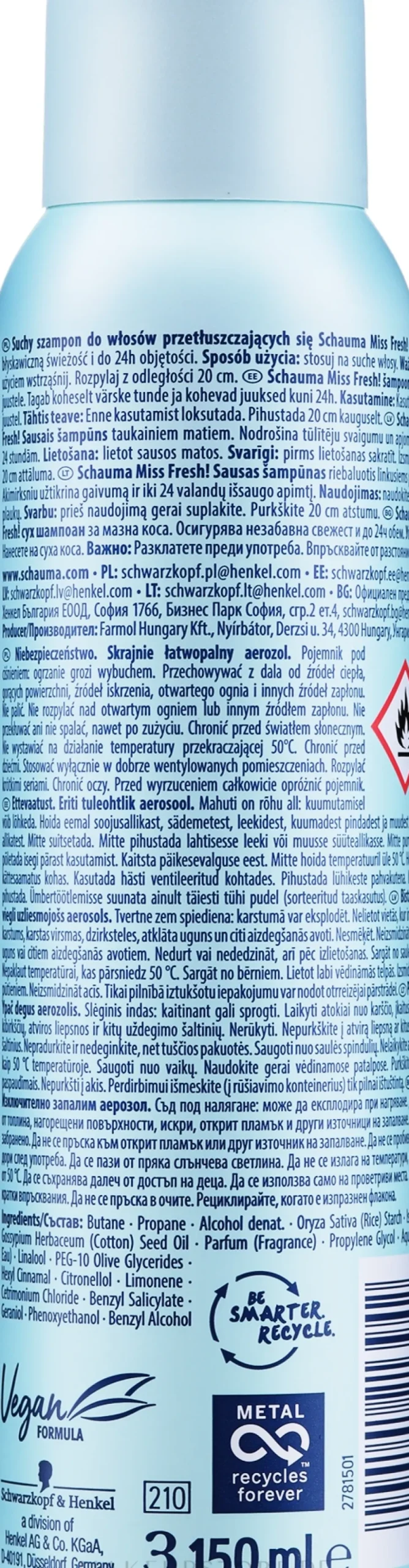 Trockenshampoo für fettiges Haar
