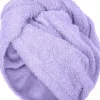 Turban-Handtuch für das Haar lila