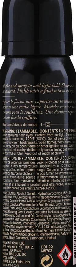 Ultra trockenes Haarspray Flexibler Halt