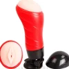 Vagina-Masturbator mit Vibration und Saugnapf