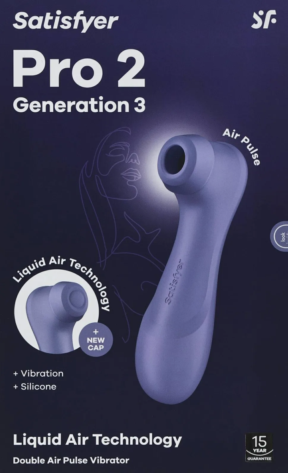 Vakuum-Klitoris-Stimulator 3 Generation lila