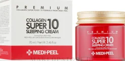 Verjüngende Nachtcreme mit Kollagen