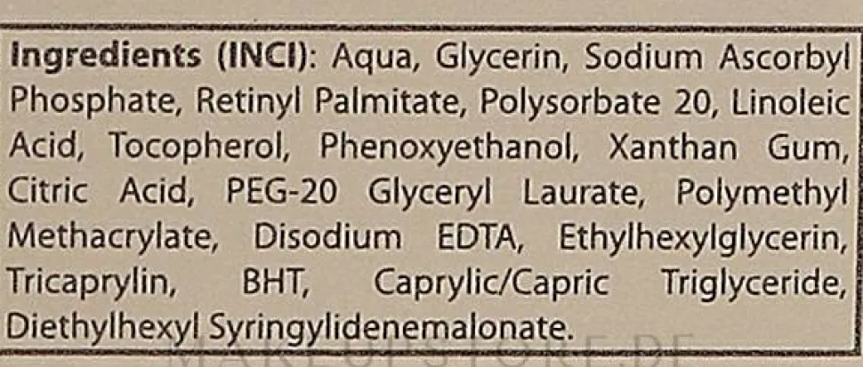 Verjüngendes Gesichtsserum mit Retinol