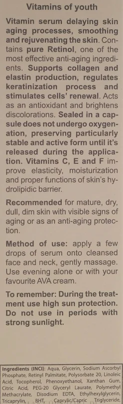 Verjüngendes Gesichtsserum mit Retinol