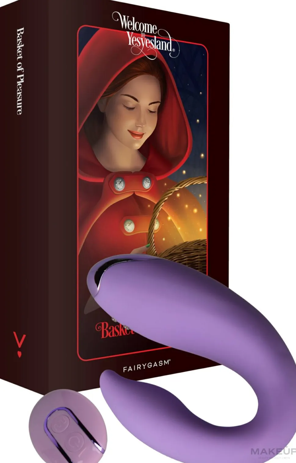 Vibrator für Paare mit Fernbedienung violett