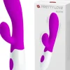 Vibrator mit Klitoris-Stimulation 30 Modi violett