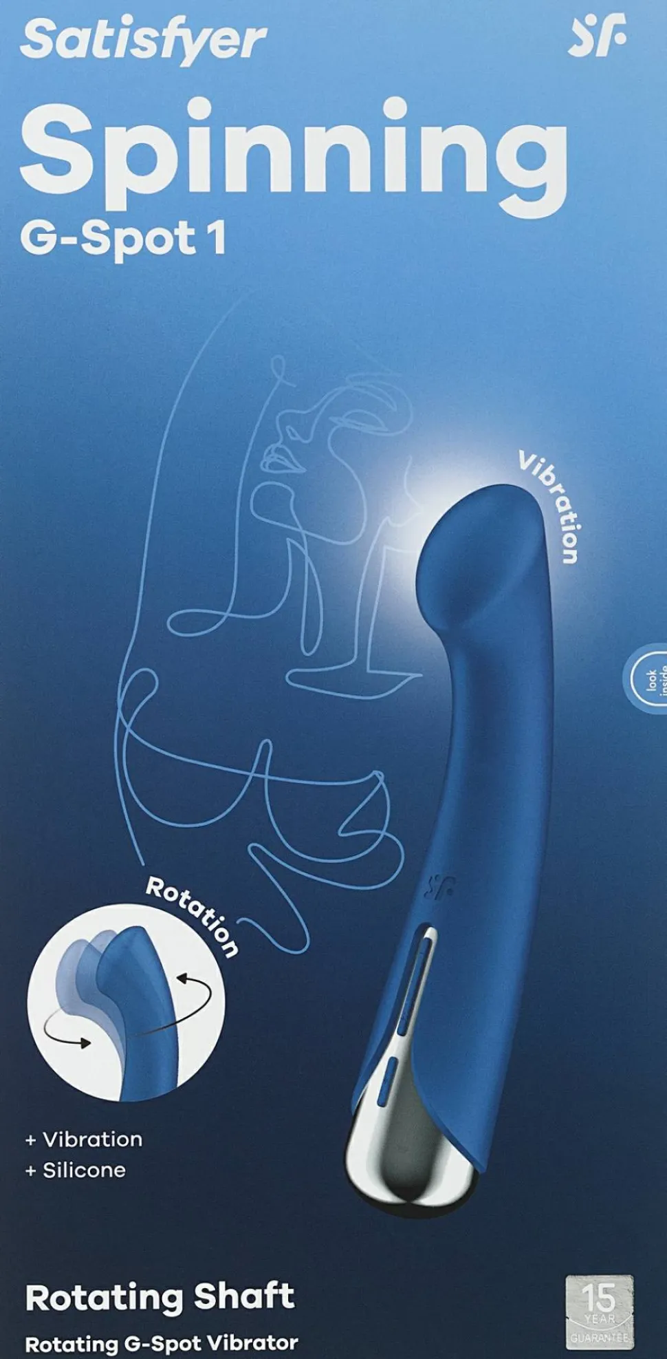 Vibrator zur G-Punkt-Stimulation blau