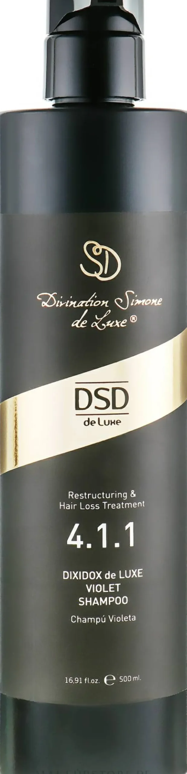 Violettes Shampoo gegen Gelbstich für graue, weiße und blonde Haare 4.1.1