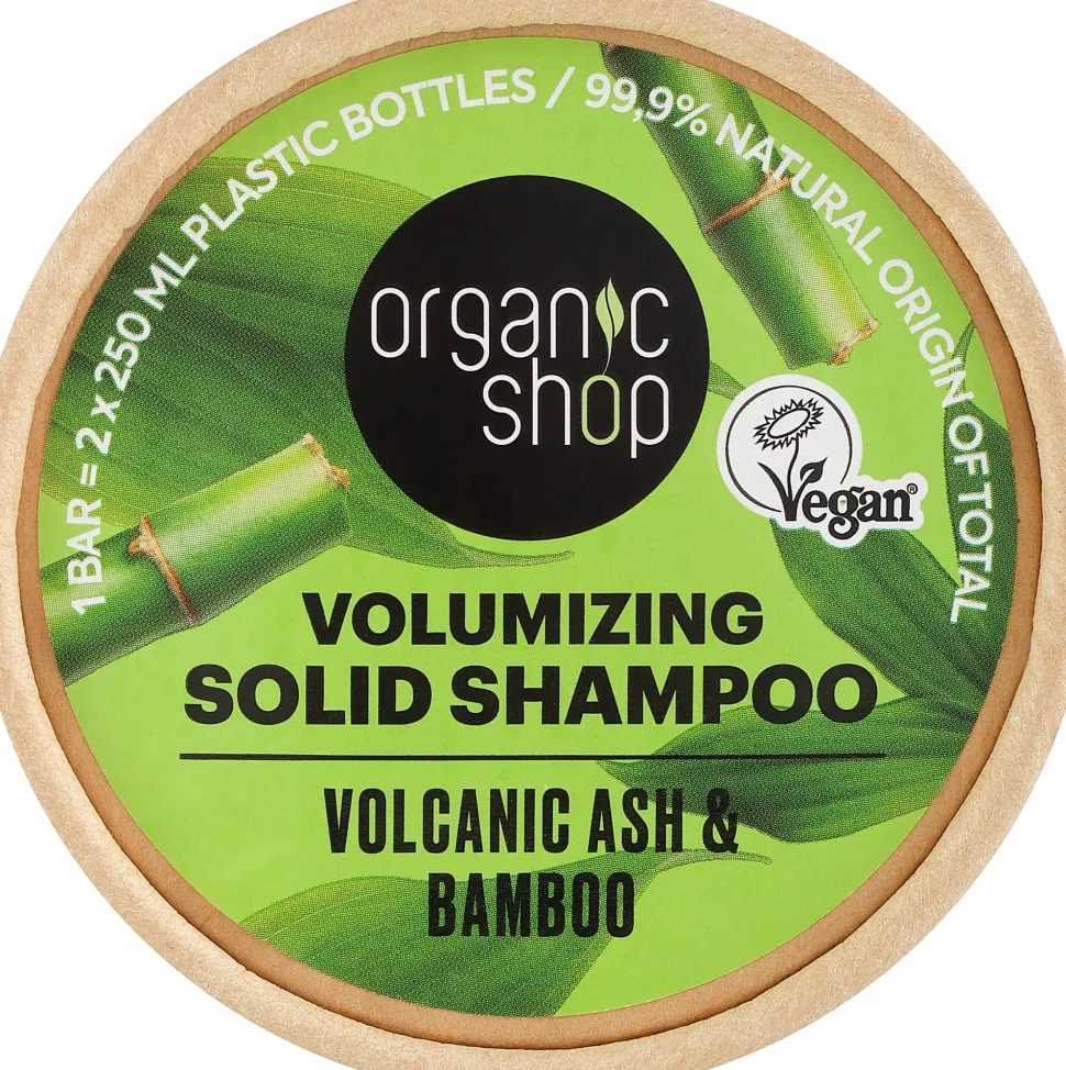 Volcanic Ash & Bamboo Haarshampoo in fester Form