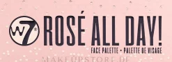 W7 Face & Eye Palette Rose All Day