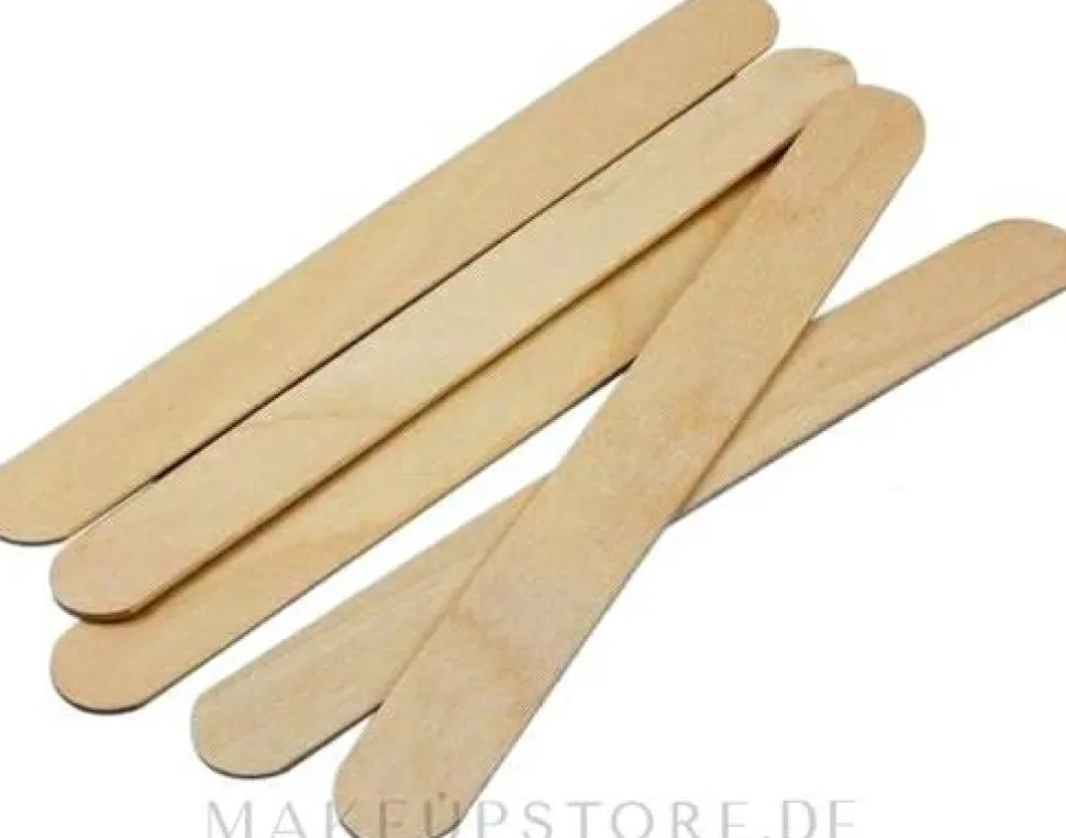 Wachsspachtel aus Holz 100 St.