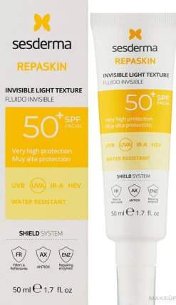 Wasserfeste Sonnenschutzcreme für das Gesicht SPF 50