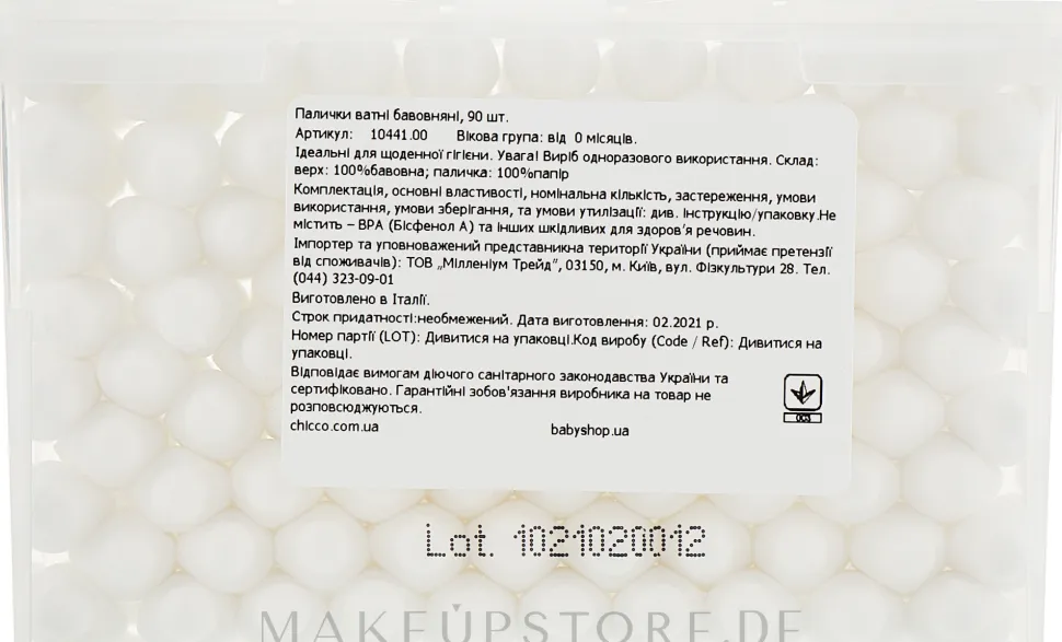 Wattestäbchen 90 St.