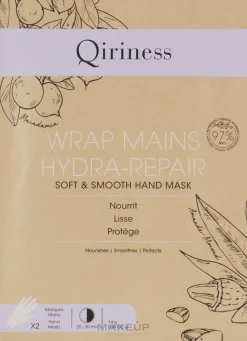 Weichmachende und glättende Handmaske