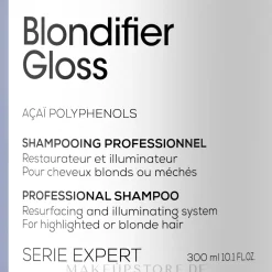 Wiederaufbauendes Gloss Shampoo für blondiertes Haar