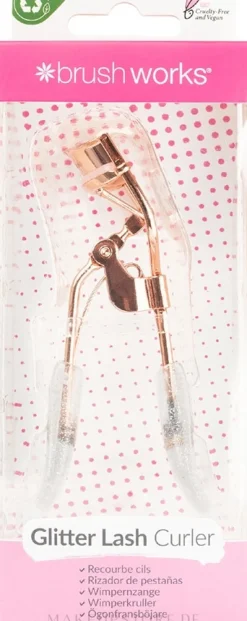 Wimpernzange gold mit Glitzer