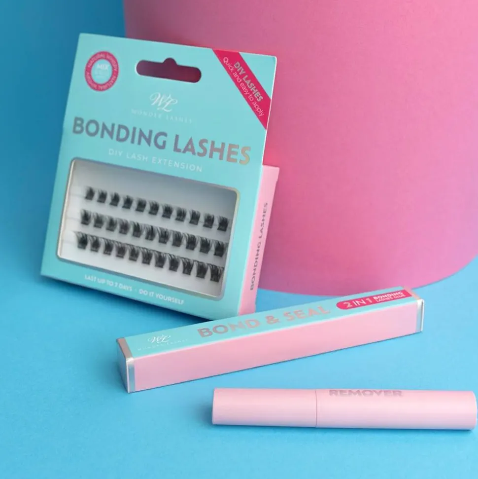 Wonder Lashes Bonding Lashes Natural (bond/seal/8ml + remover/4ml + eyelashes/36pcs)