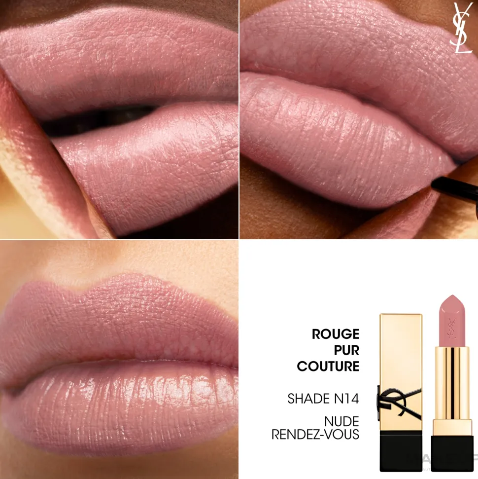 Yves Saint Laurent Rouge Pur Couture Caring Satin Lipstick