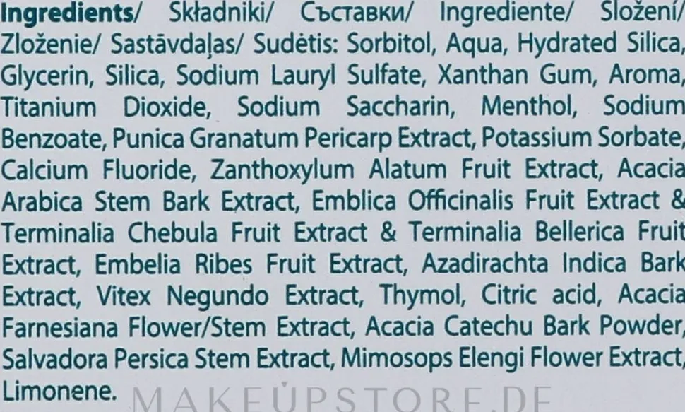 Zahnpasta mit ayurvedischen Kräutern Complete Care