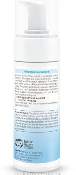 Zarter Reinigungsschaum für das Gesicht