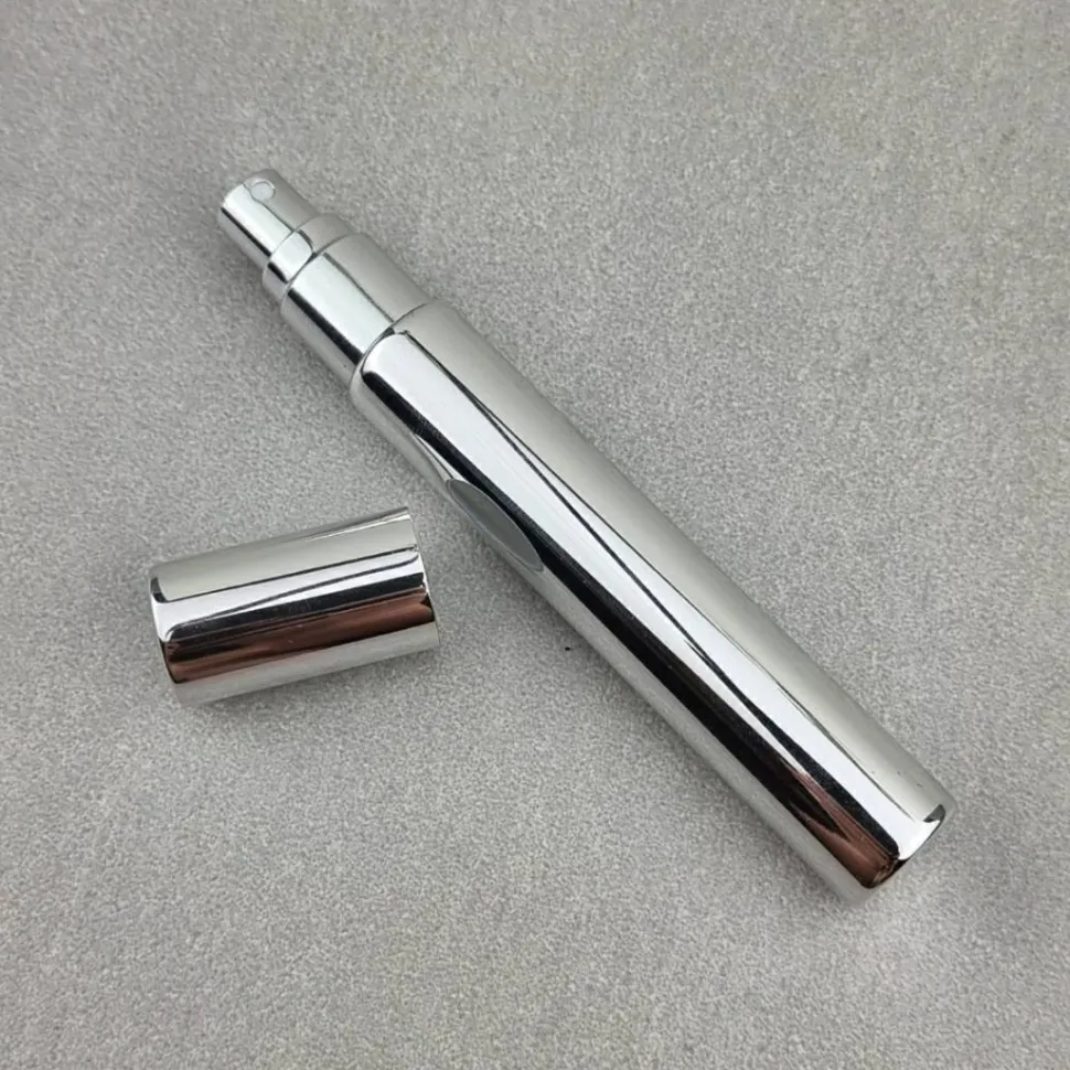 Zerstäuber für Parfüm, 15 ml, silberfarben