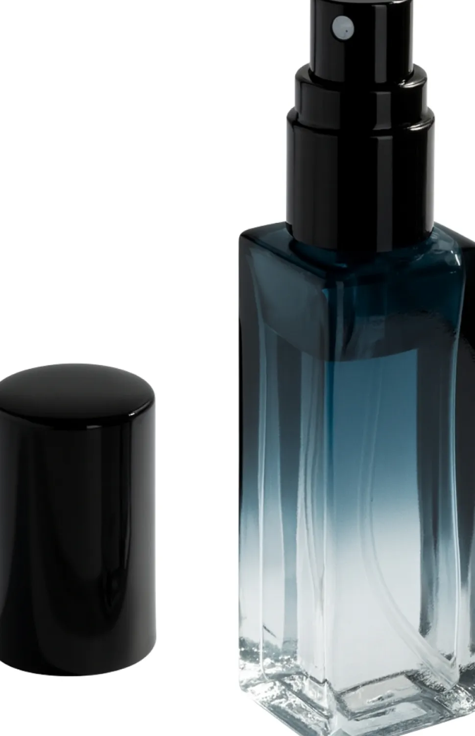 Zerstäuber für Parfüm, 10 ml, ombre blau