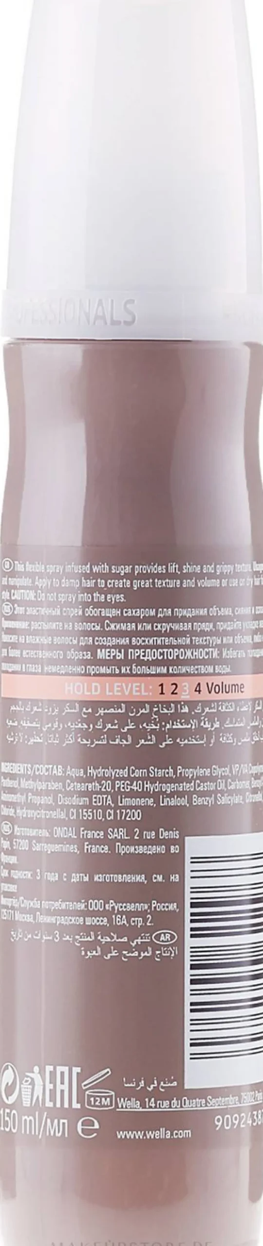 Zuckerspray für mehr Volumen
