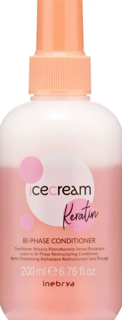 Zweiphasiger Haarspülung-Spray mit Keratin