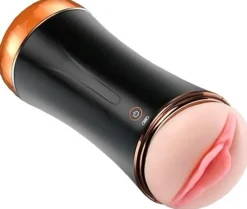 Zweiseitiger Masturbator, schwarz
